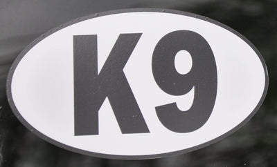 K-9 / K9 Oval Sticker